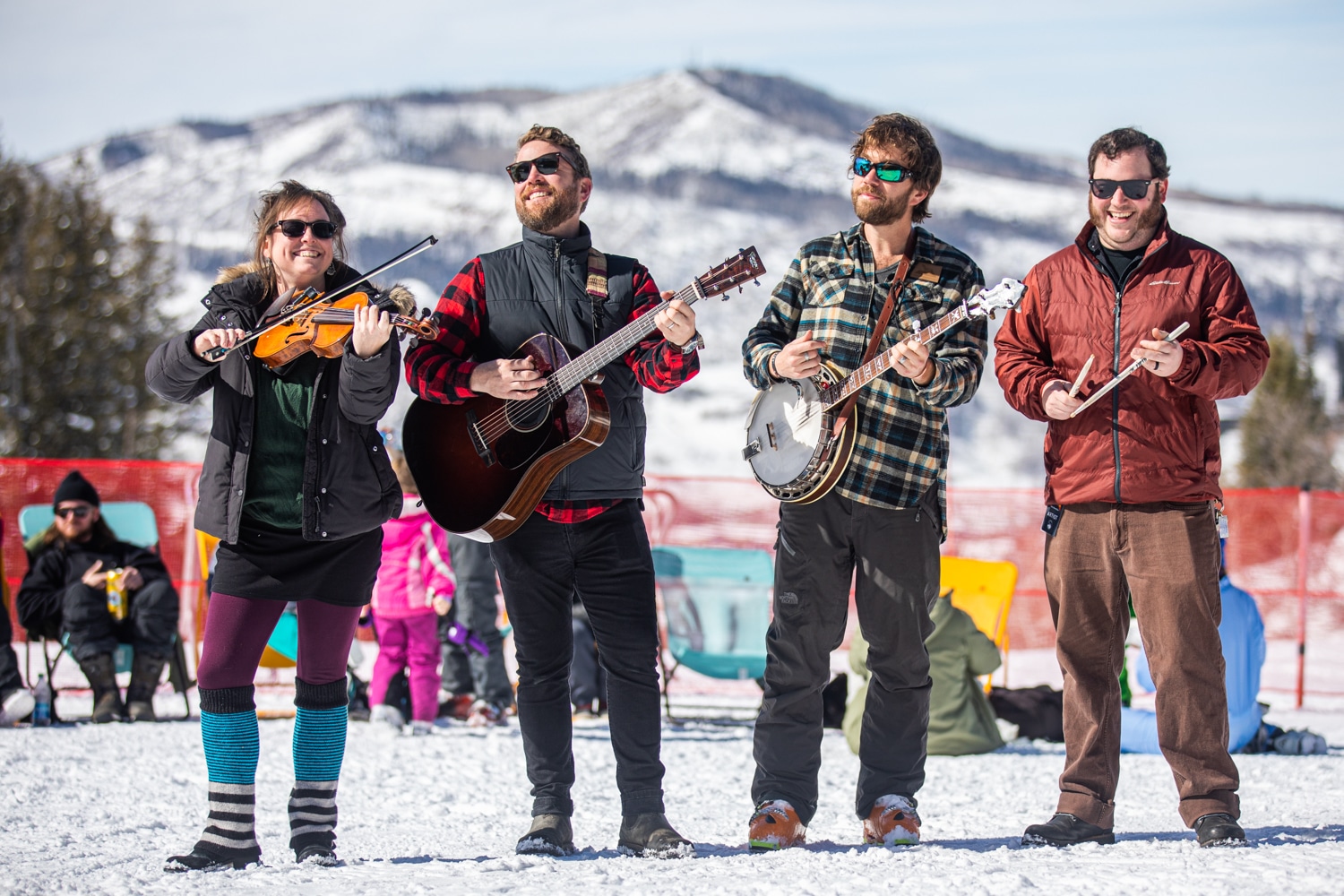 Image of musicians at winterwondergrass in Colorado