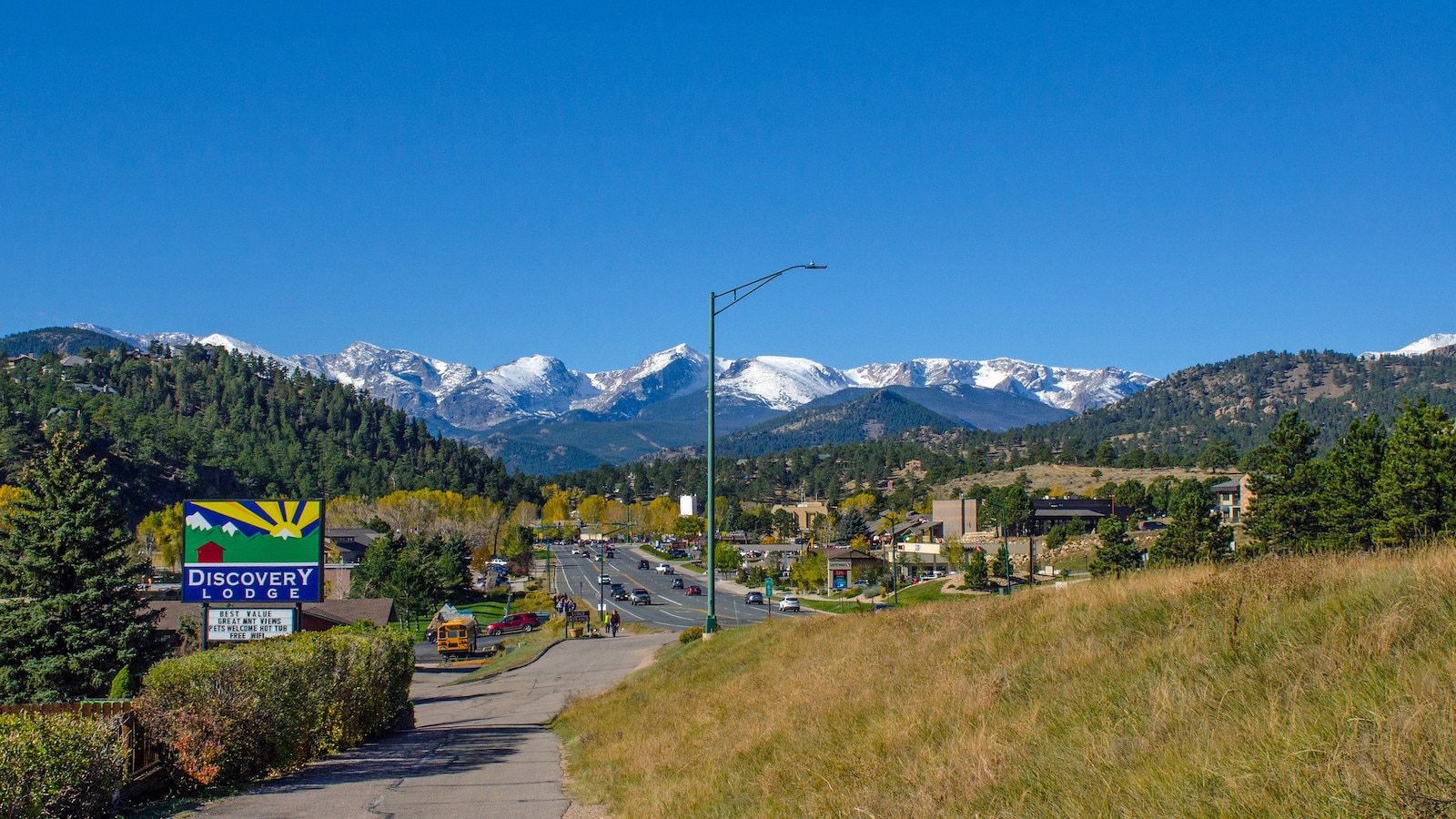 Entering Estes Park, CO