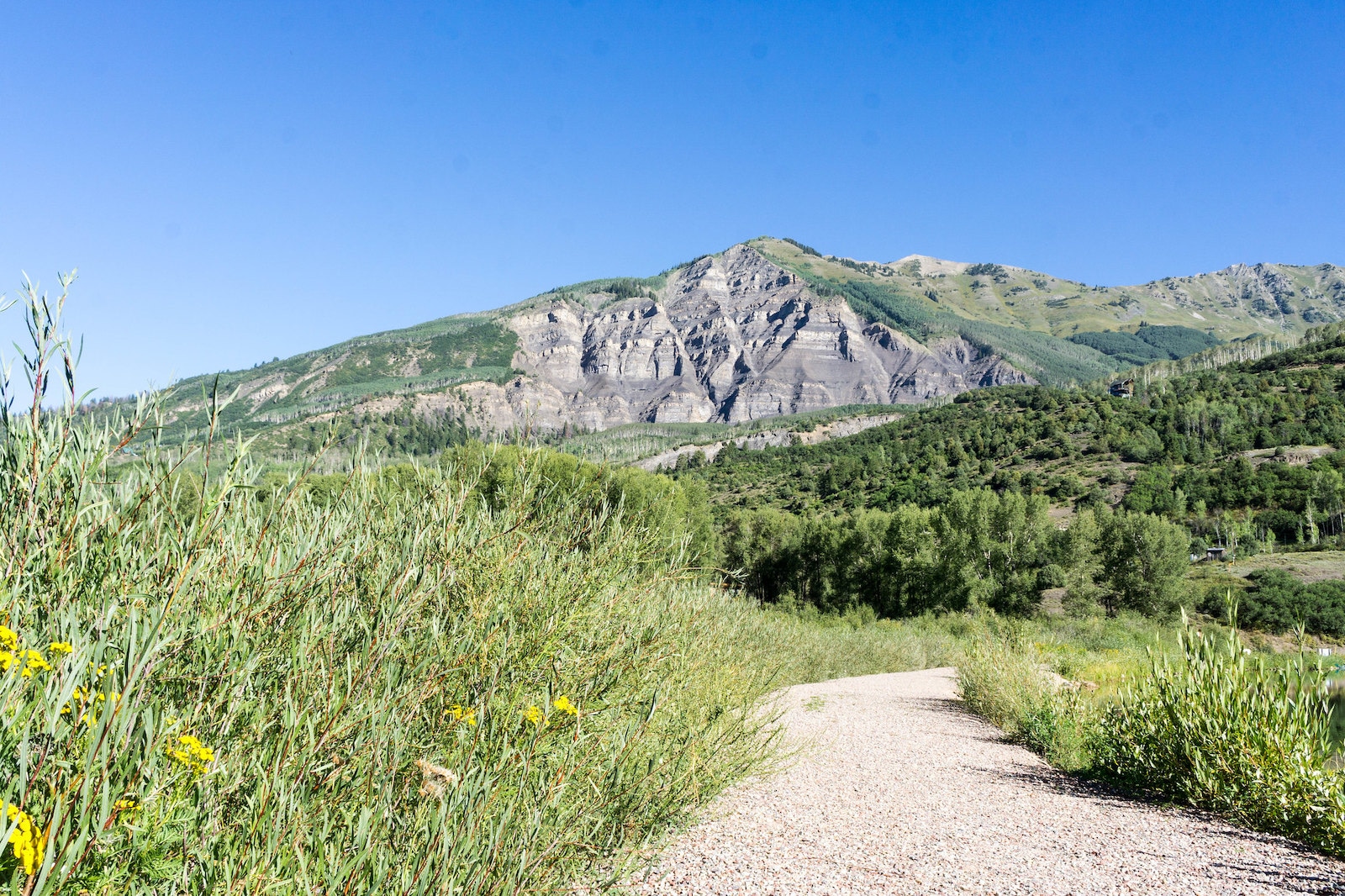 Hiking around Beaver Lake in Marble, Colorado