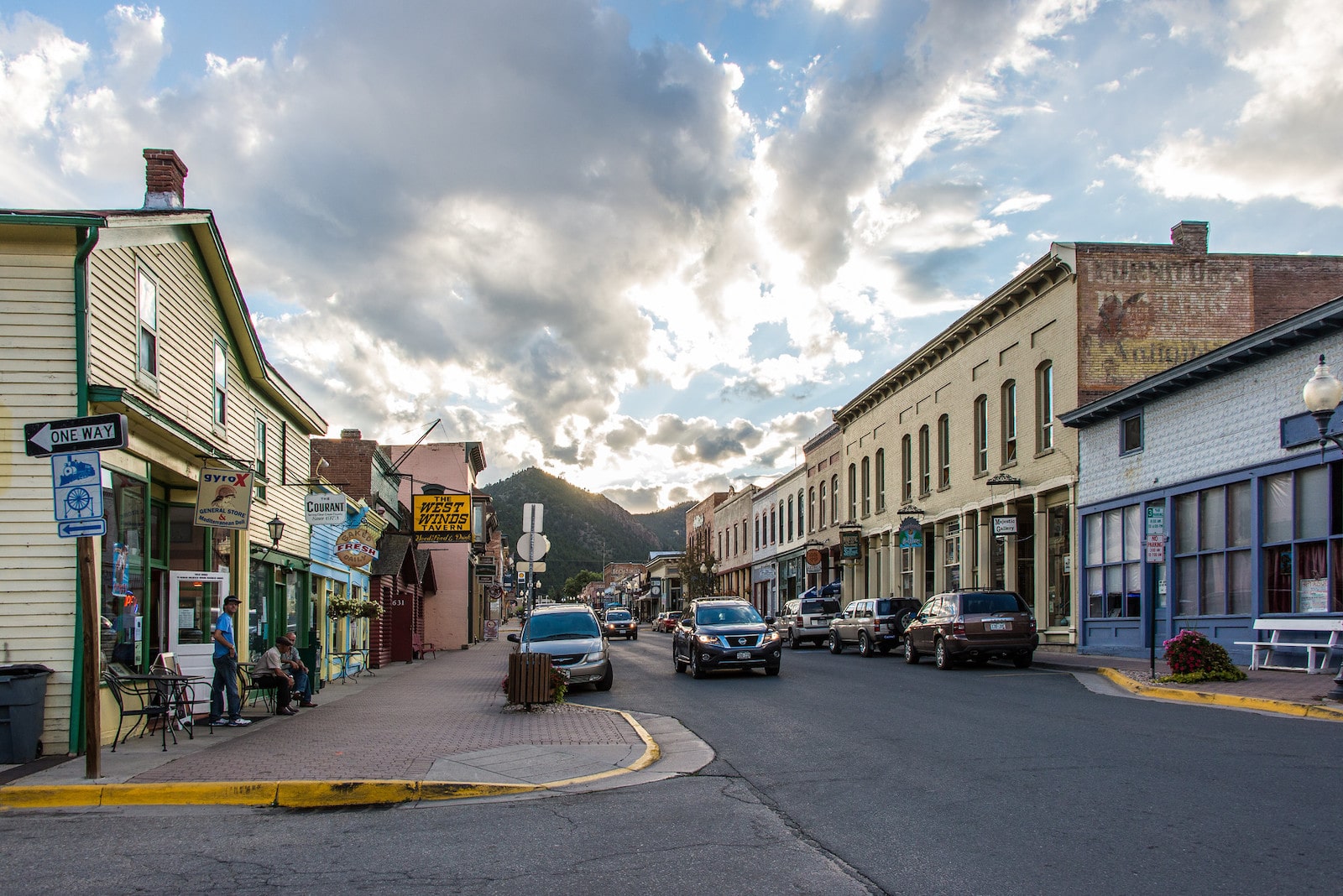 Miner Street in Idaho Springs, CO