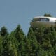 House that resembles a spaceship off of highway I-70 in Colorado