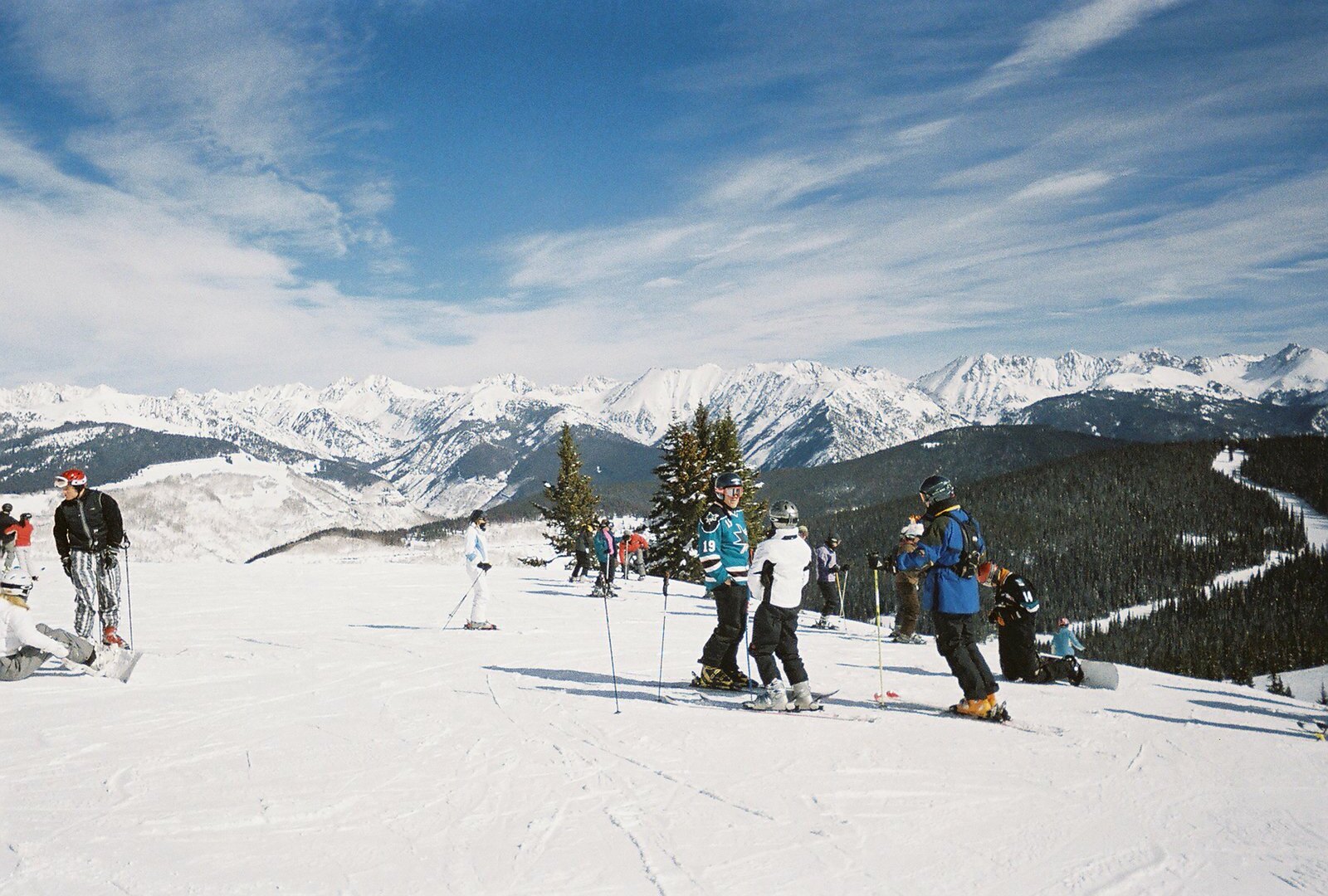 Skiing at Vail, CO