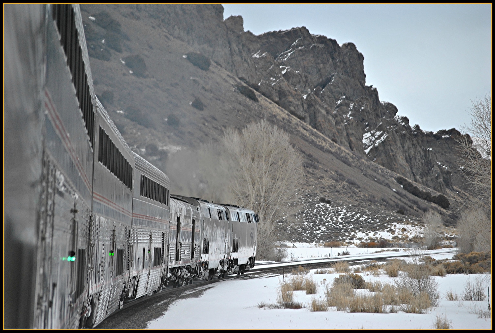 Amtrak California Zephyr Eastbound Hot Sulphur Springs CO