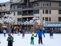 Image of people skating at Beaver Creek in Avon, Colorado