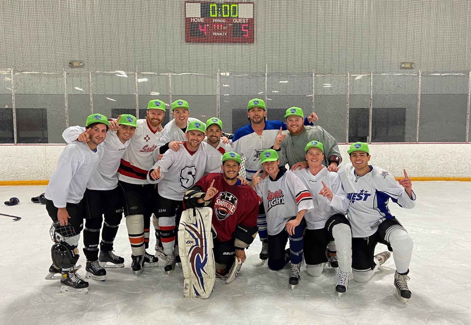 Image of the BBHAL champions at the Big Bear Ice Arena in Denver, Colorado