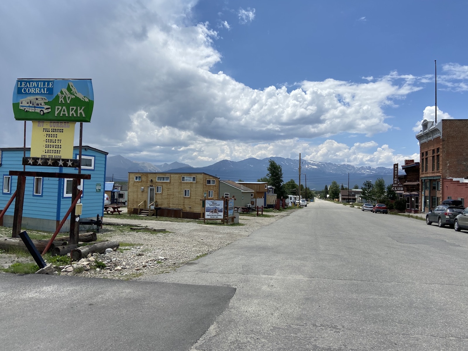 Downtown Leadville Colorado Gunung Elbert dan Gunung Massive