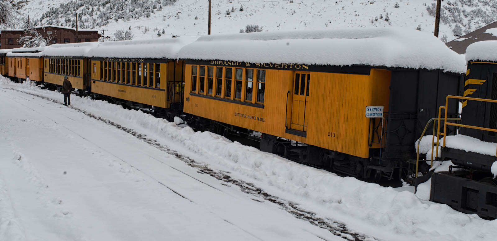 Durango and Silverton Train Winter