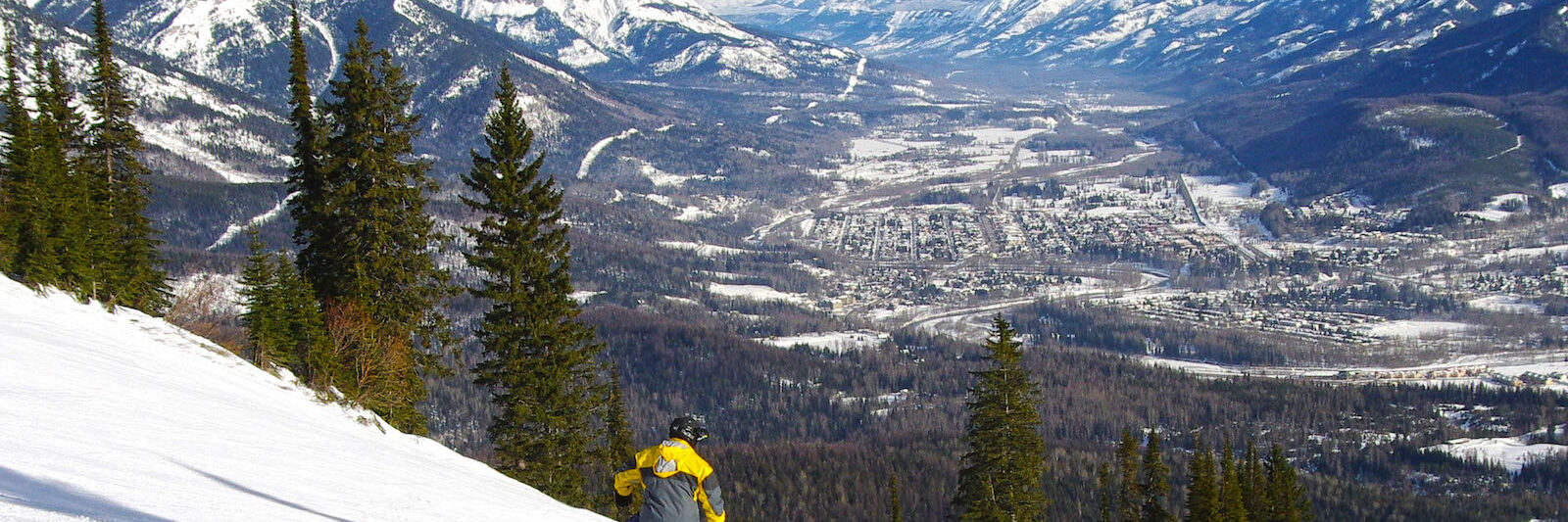 Fernie BC Bear Trail Aerial View
