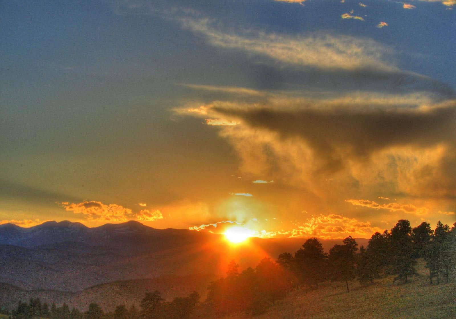 Sunset Genesee Colorado