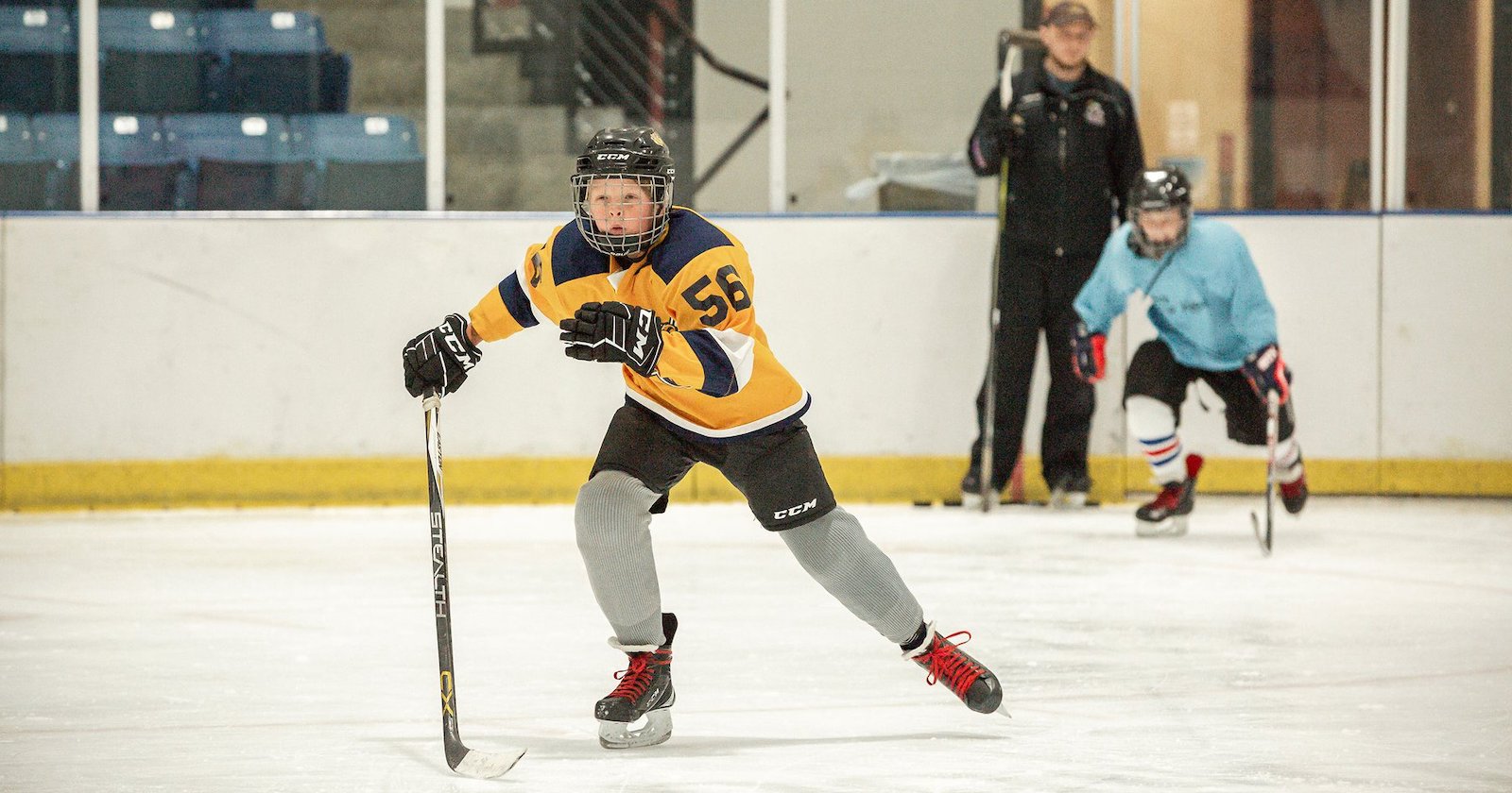 Image of a youth hockey program at Greeley Ice Haus in Colorado