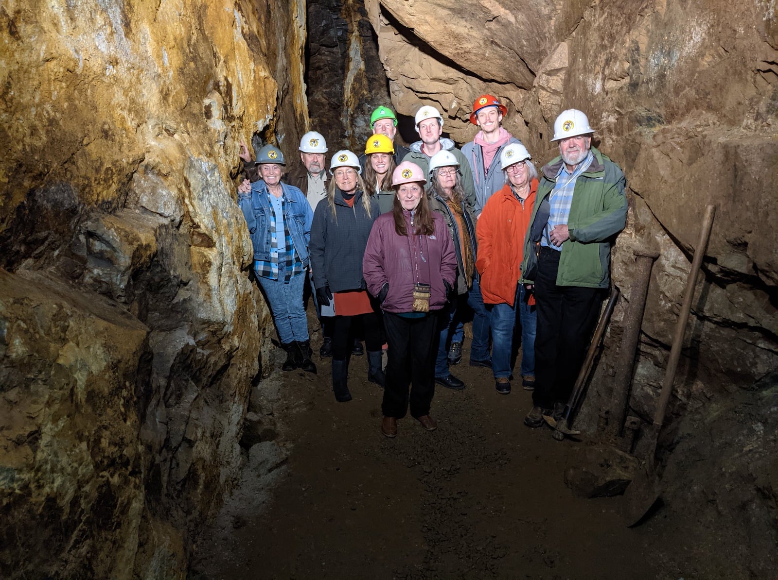 Image of people touring Matchless Mine in Leadville, Colorado