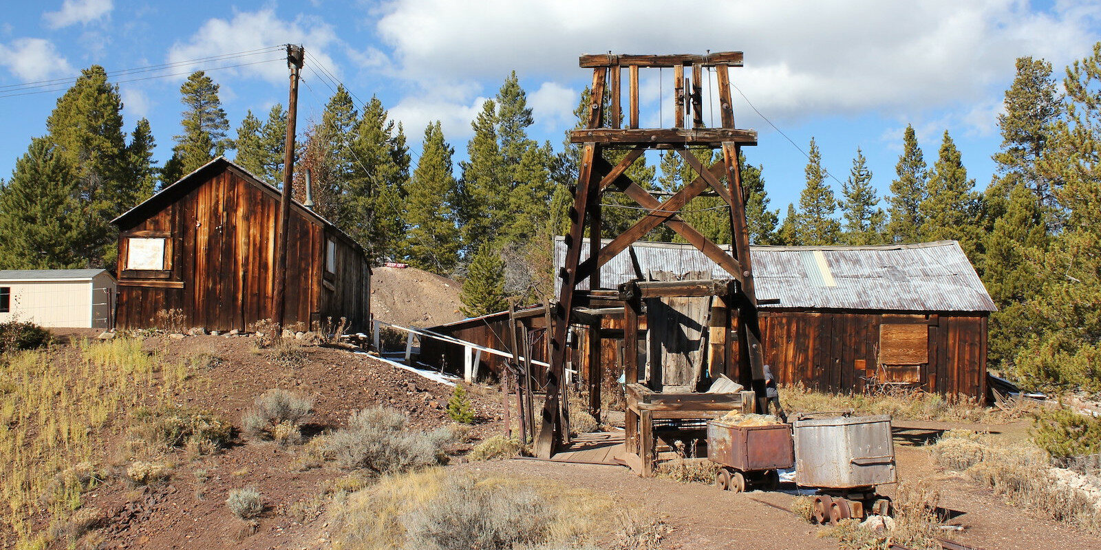 Image of the Matchless Mine in Leadville, Colorado