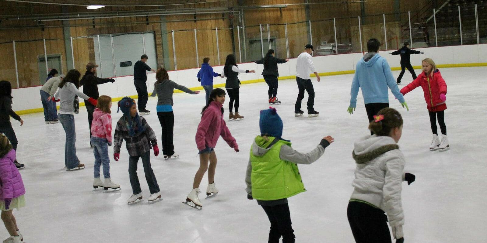 Image of people skating at Pueblo Ice Arena in Colorado