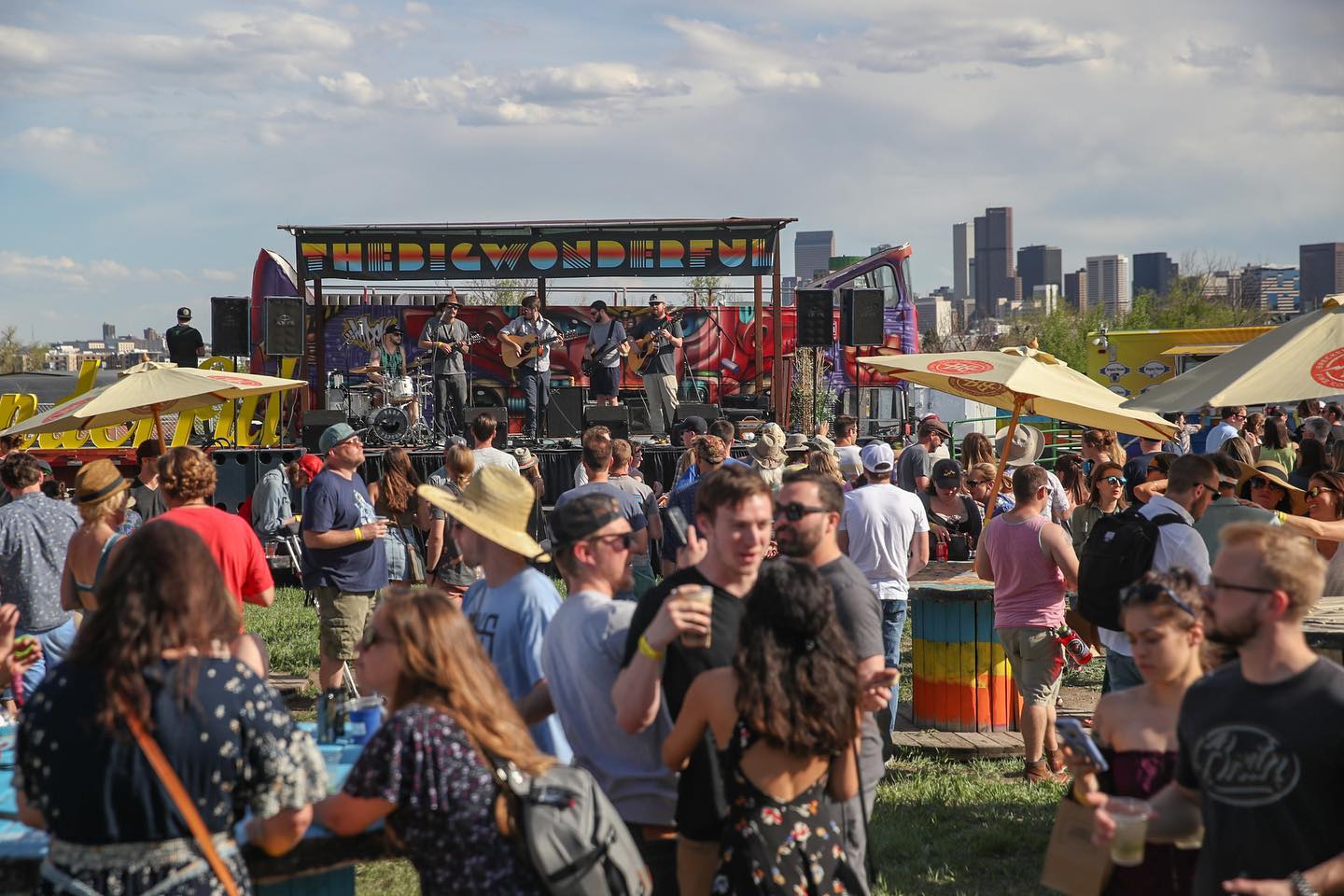 Image of people at thebigwonderful festival in Denver, Colorado