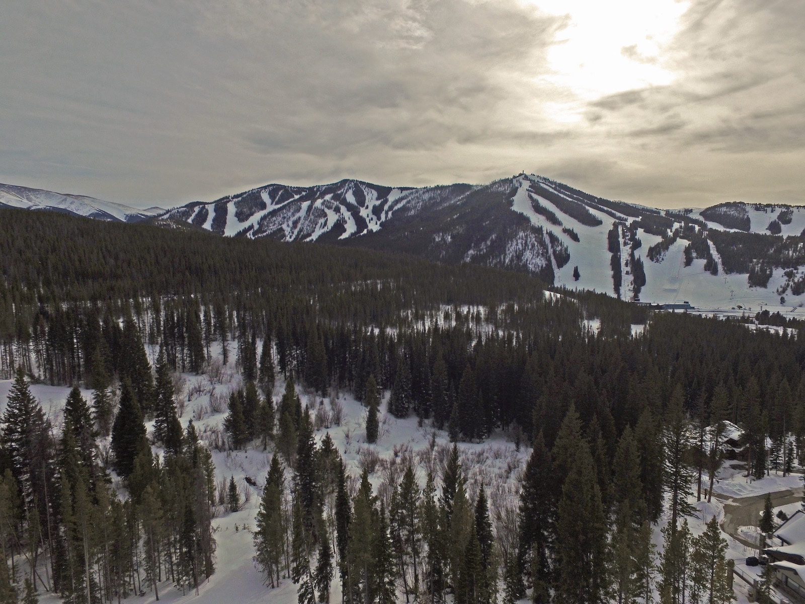 Winter Park Ski Resort Colorado Aerial View