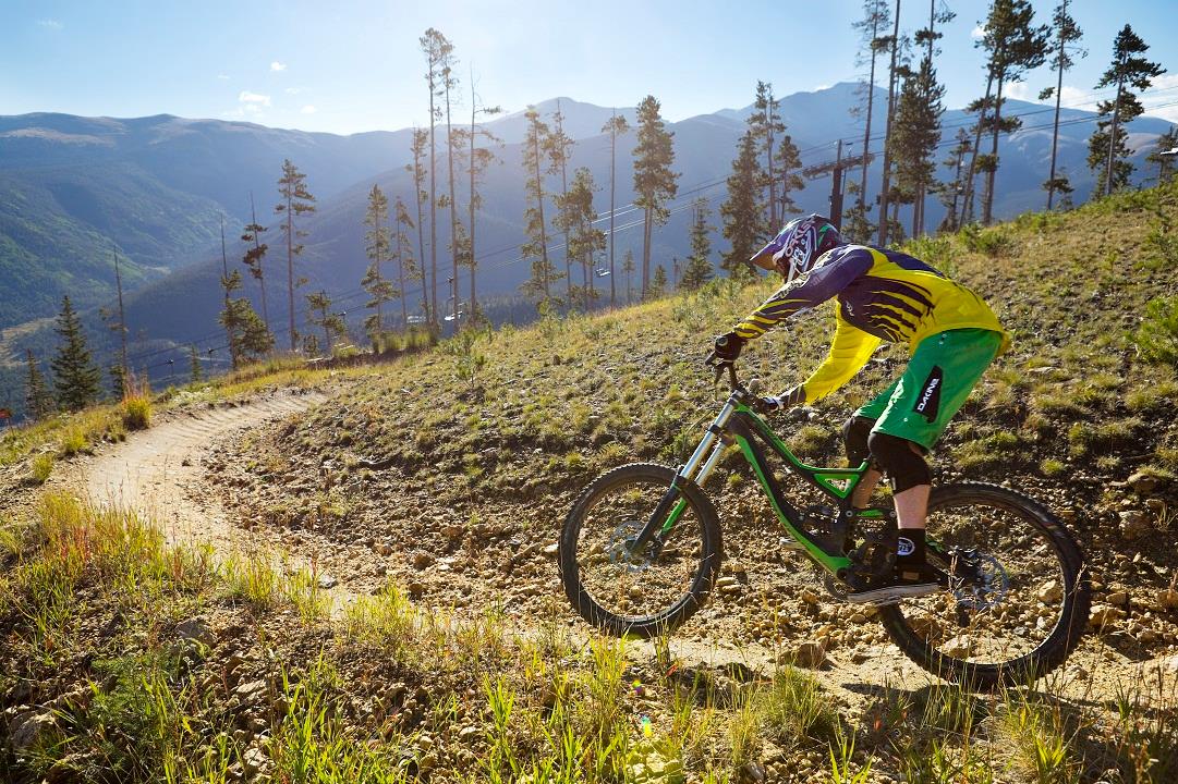 Biking at Winter Park Resort, CO