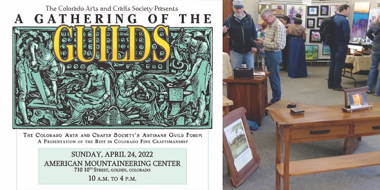 Image of the flyer for A Gathering of Guilds in Golden, Colorado