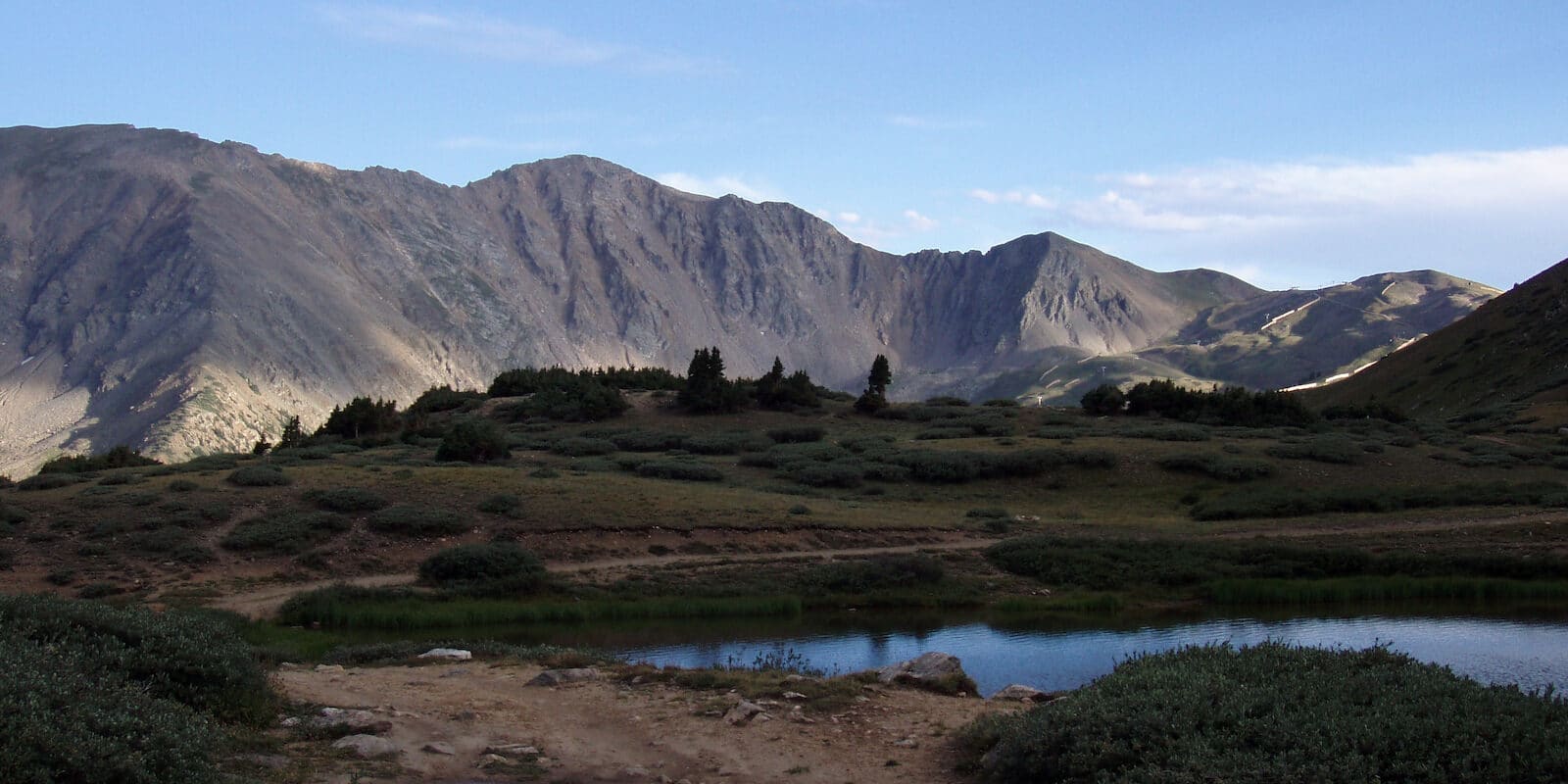 Pass Lake Loveland Pass CO Evening