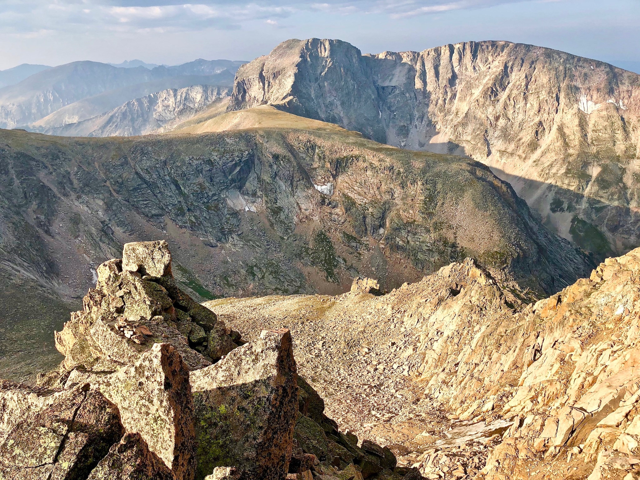 The rugged northern Front Range in Rocky Mountain National Park.