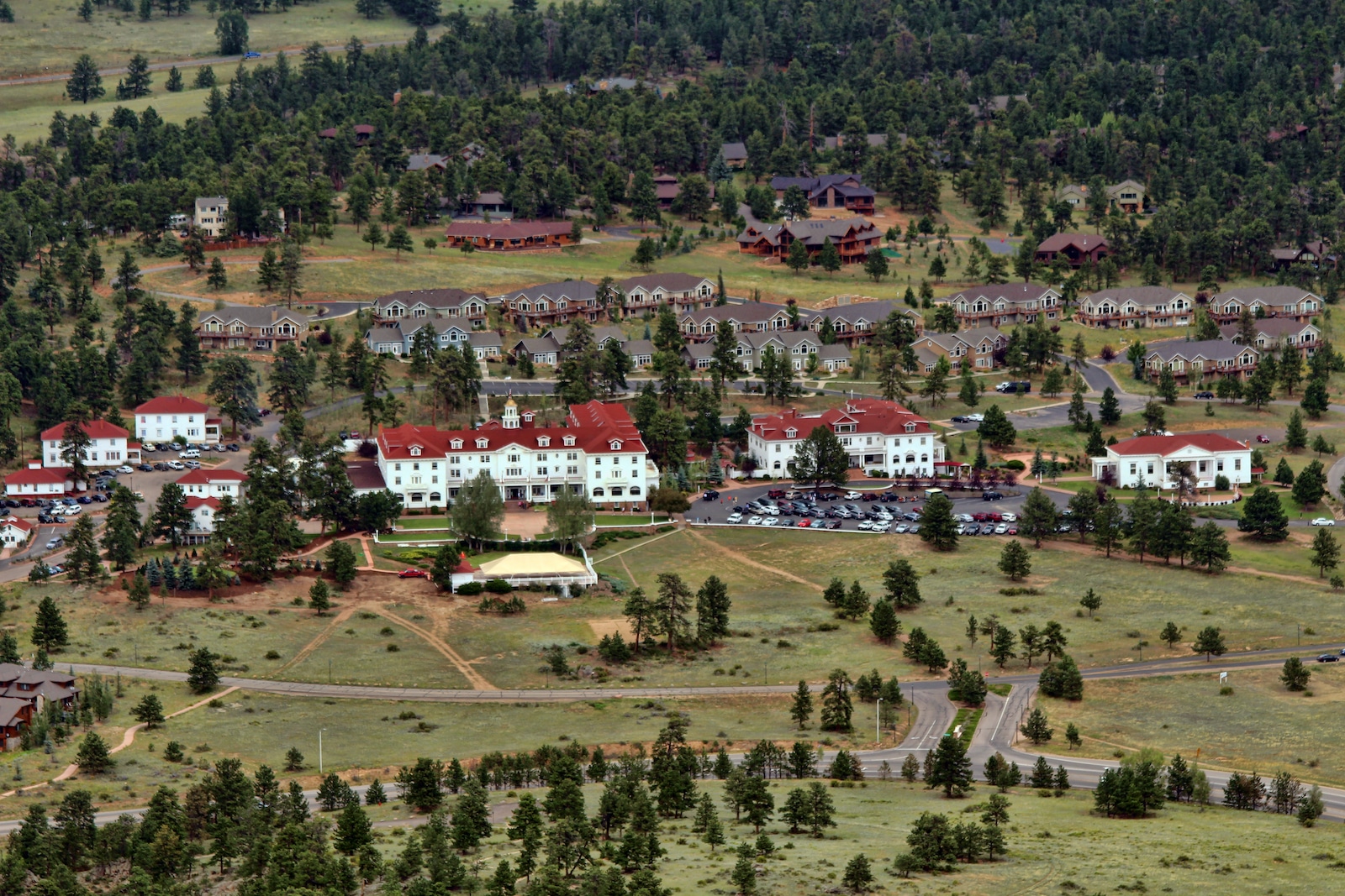 Stanley Hotel Aerial View Estes Park