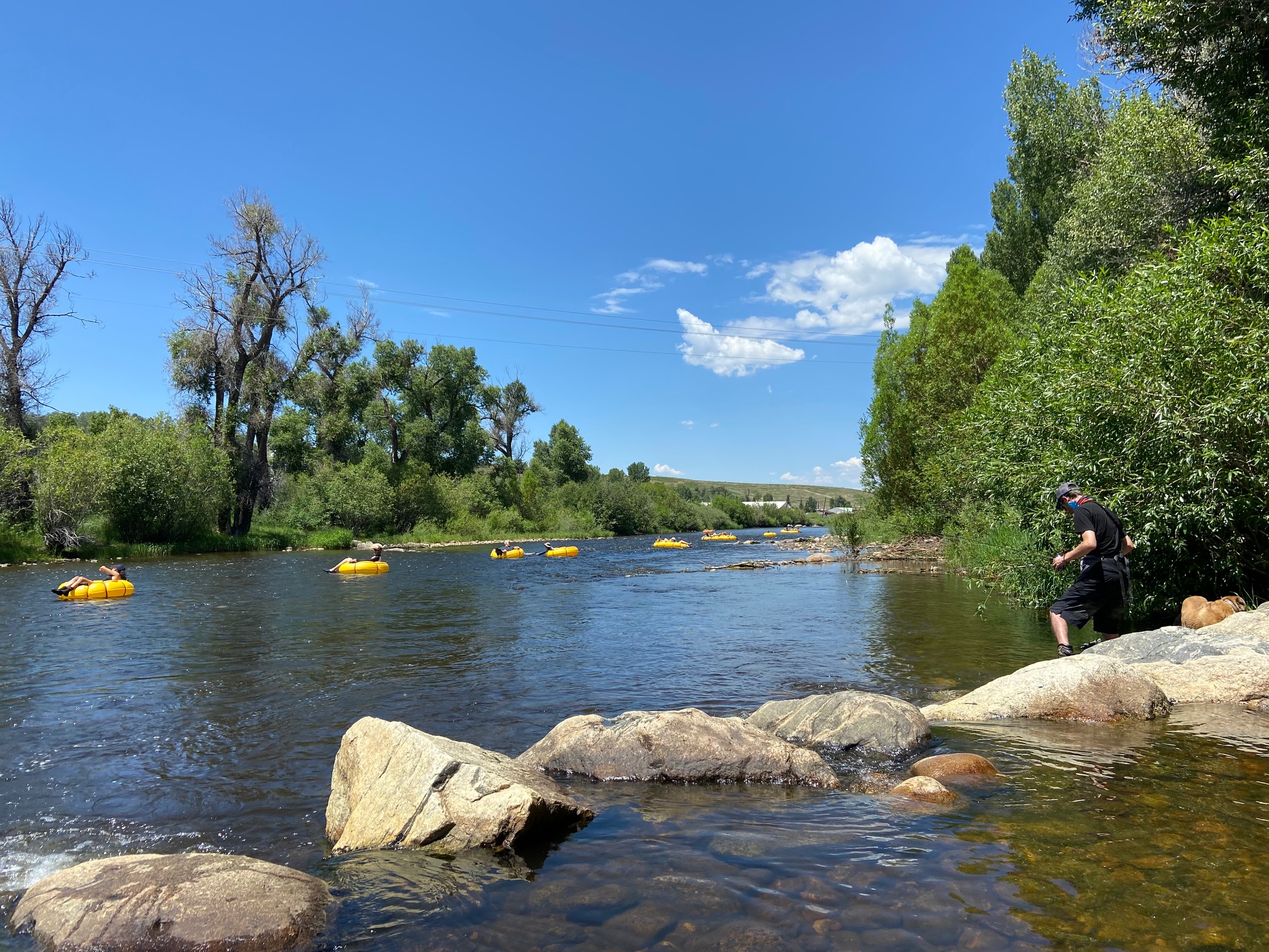 Yampa River Tubing and Fishing Steamboat Springs CO