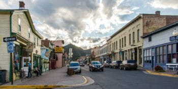 Miner Street in Idaho Springs, CO