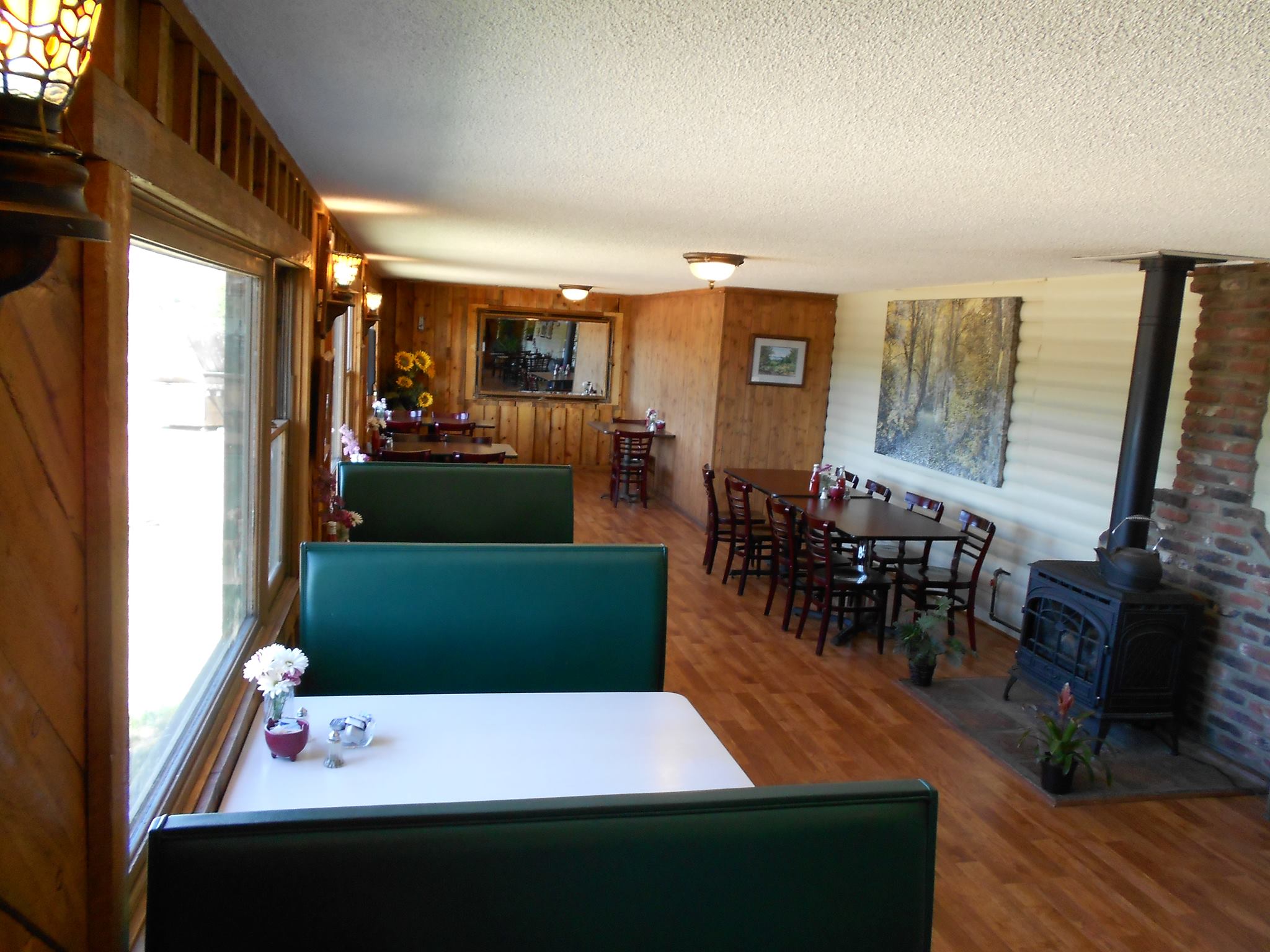 Inside of restaurant dining room