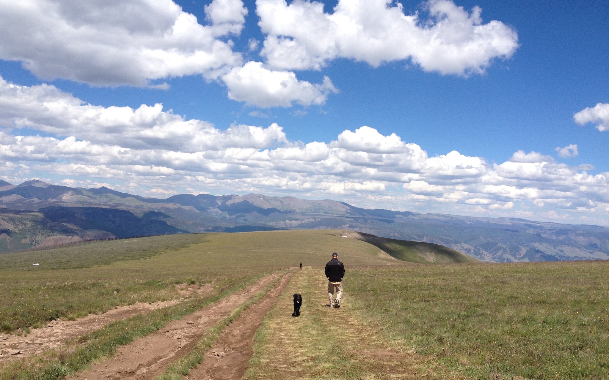 High plateaus in the Rio Grande National Forest offer endless views.