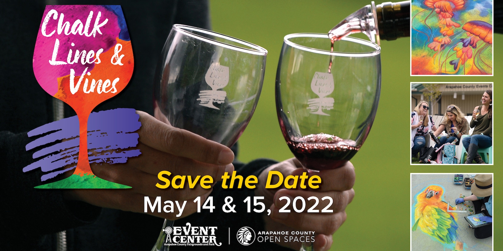 2nd Annual Chalk Lines & Vines Aurora, CO 2022 May Wine Event