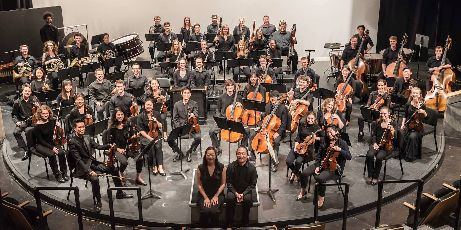 Image of the an orchestra at the Colorado College Summer Music Festival in Colorado Springs