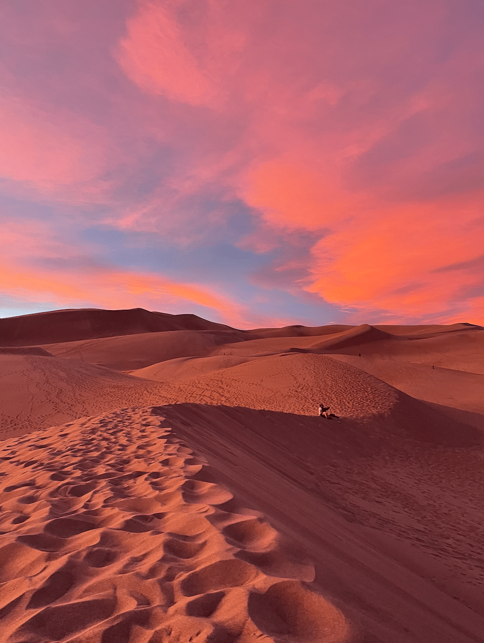 Sunset at the Great Sand Dunes