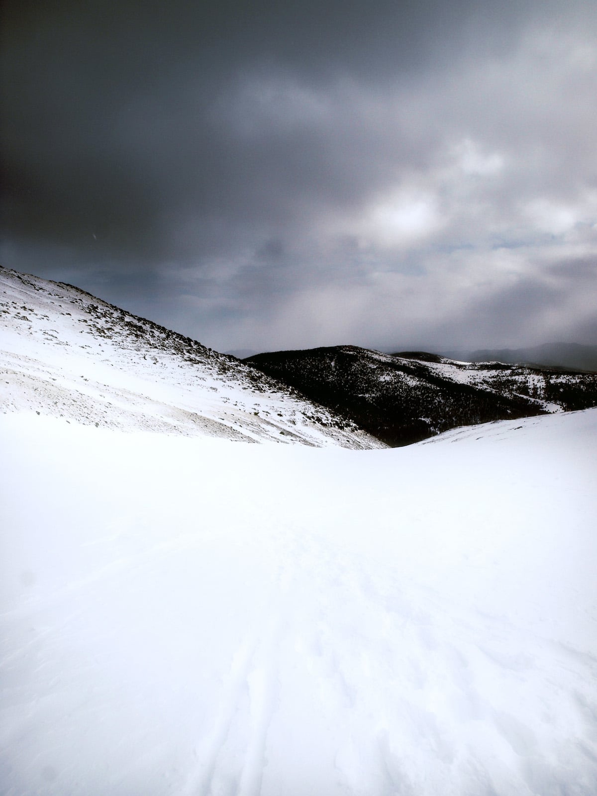 St. Mary's Glacier Winter Snowshoeing Colorado