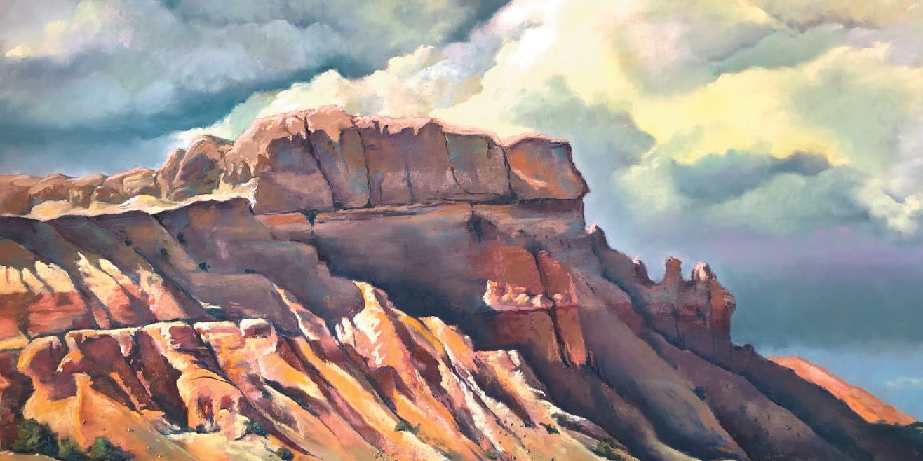 Image of a painting by J. Nelson at the Mile High International Pastel Exhibition in Colorado