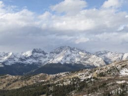 A beautiful view of the Sawatch Range in central Colorado.