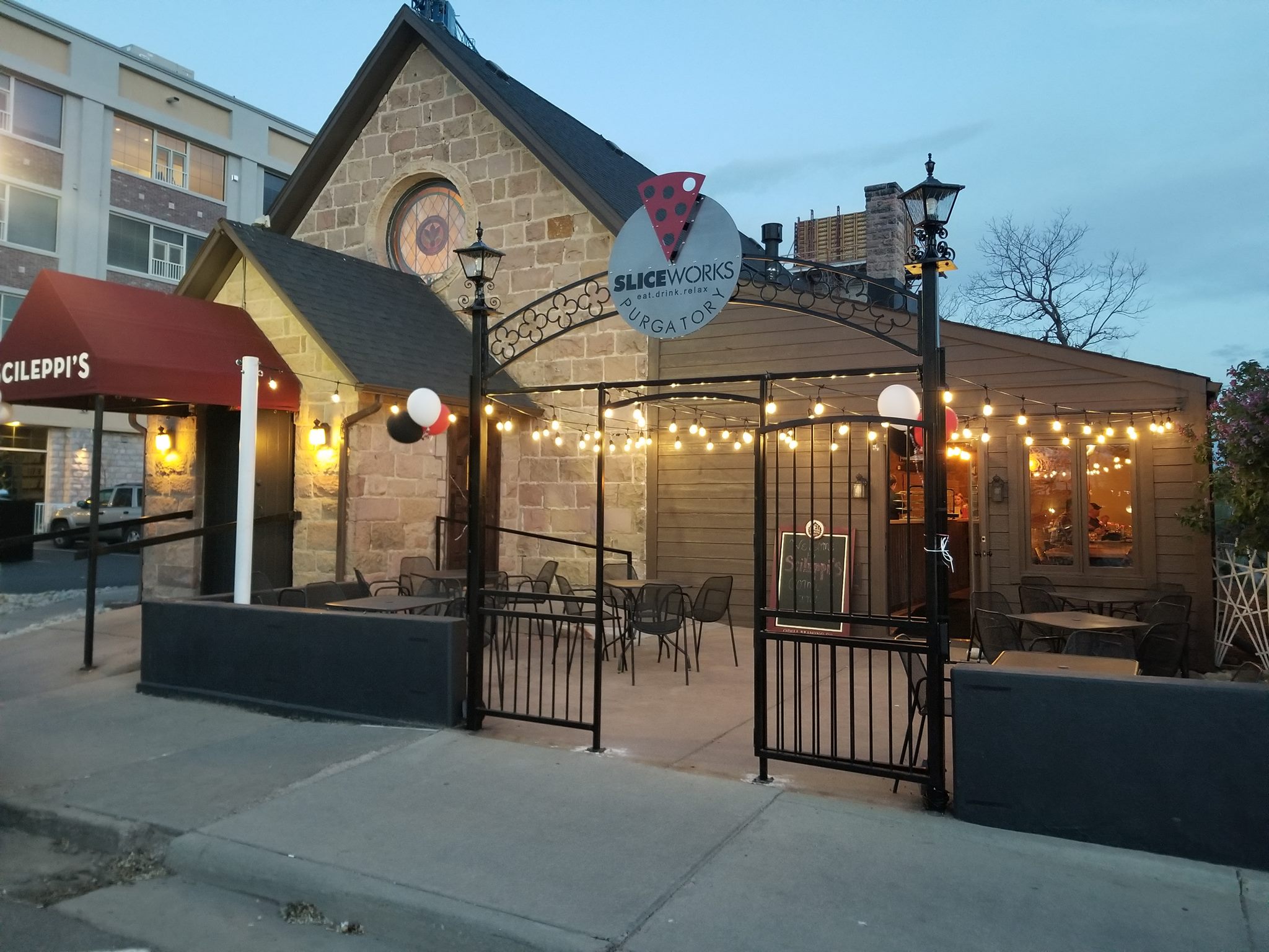 Exterior of Scileppi's italian restaurant