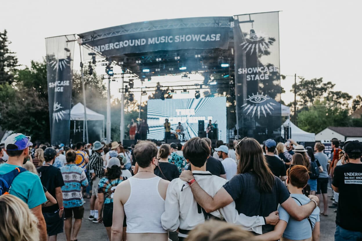 Underground Music Showcase Denver 2023 July Outdoor Music Event