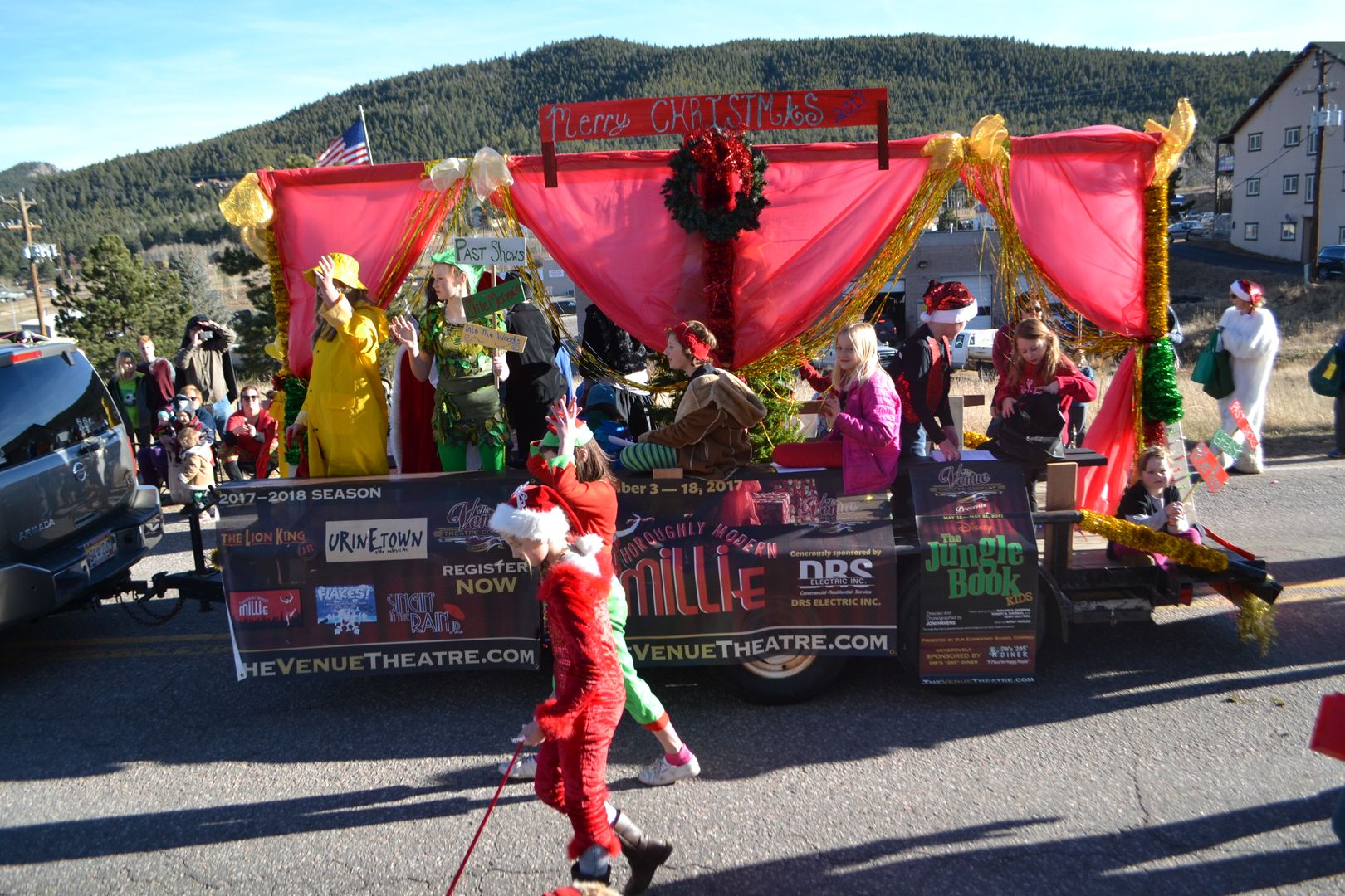 Christmas parade float