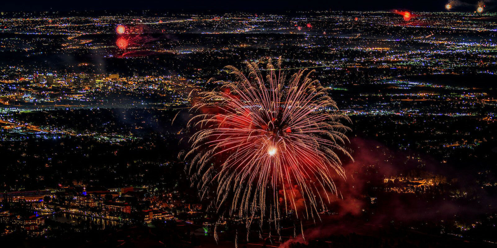 Image of the 4th of July Symphony on Your Porch Fireworks in Colorado Springs