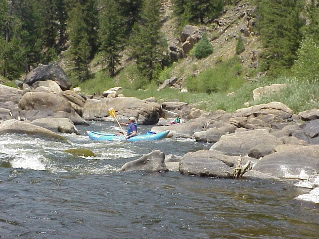 Rafting the North Platte River, CO