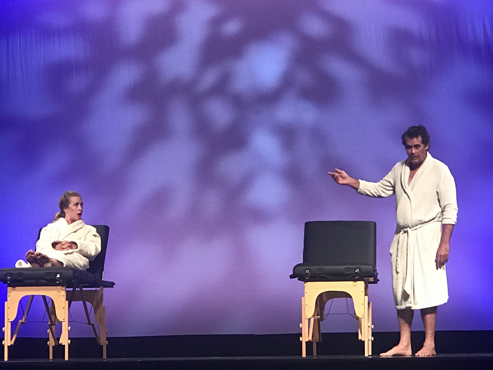 Image of performance at the Aspen Fringe Festival