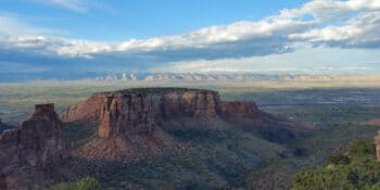 Colorado National Monument Valley in April