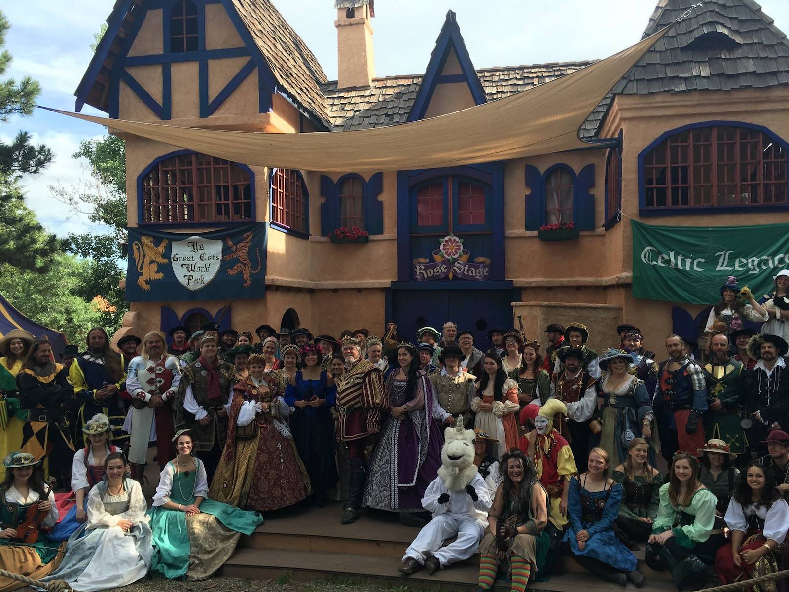 Image of the royal court at the Colorado Renaissance Festival