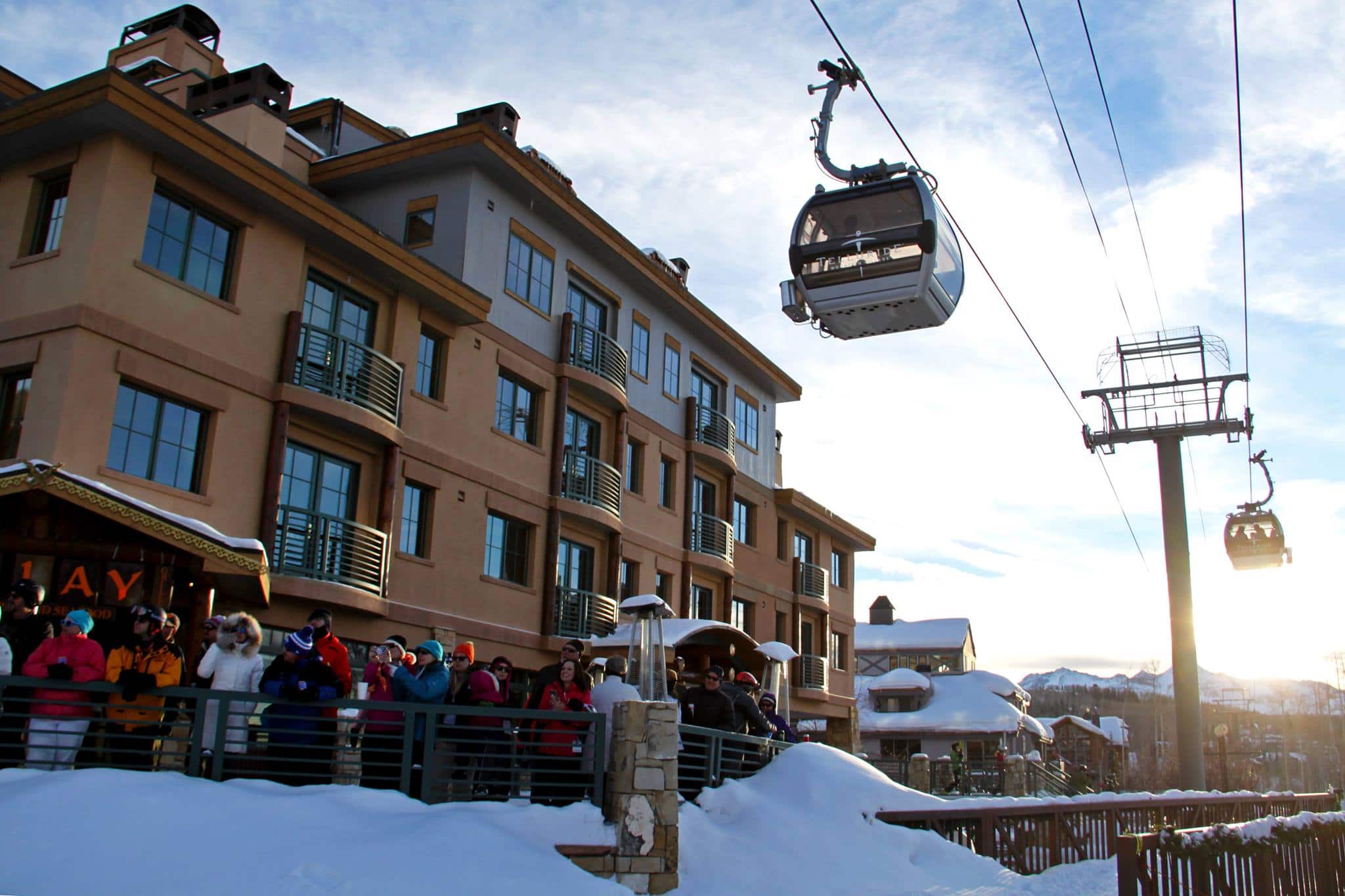 Boutique hotel next to gondola