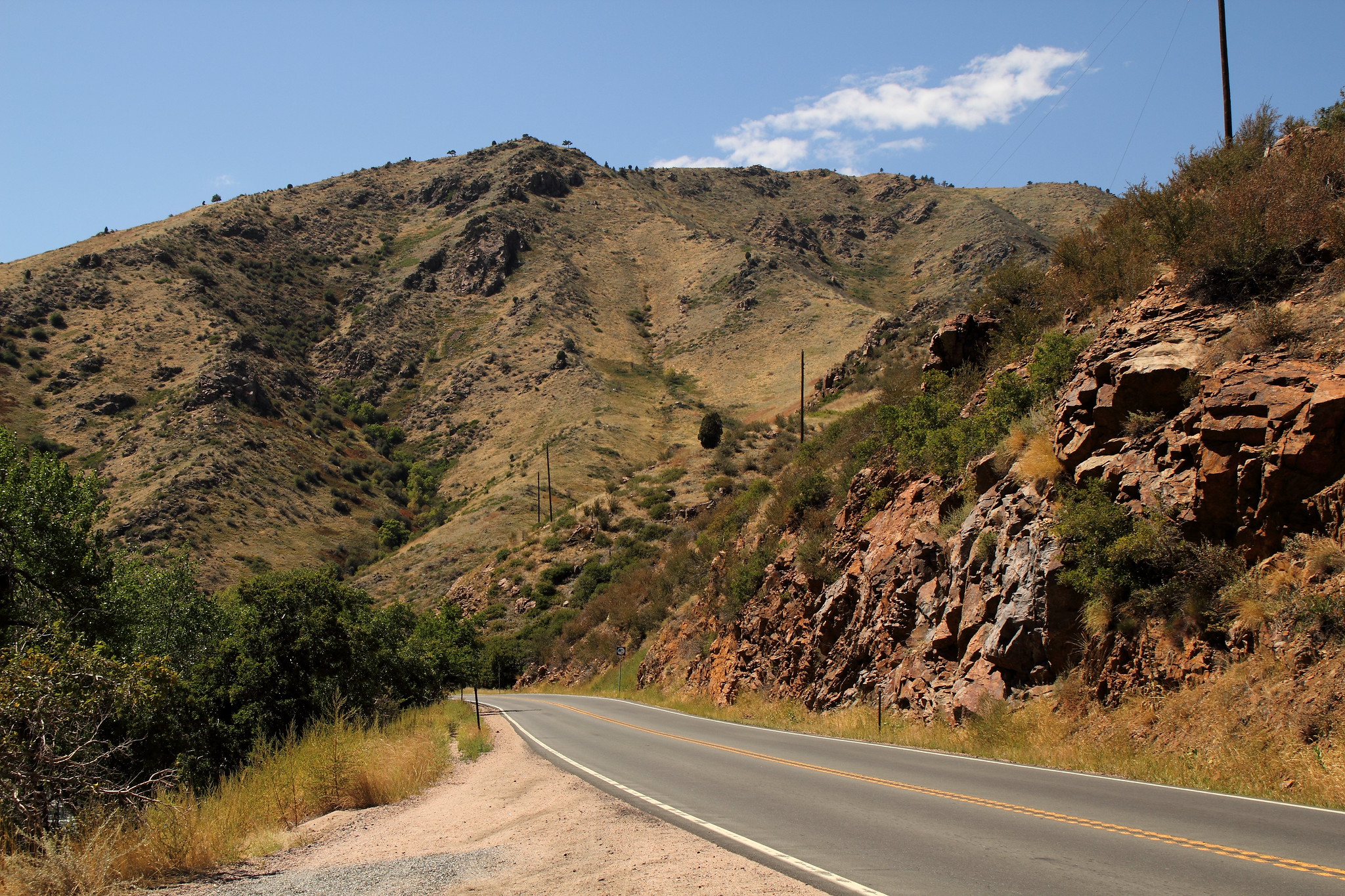 Peak to Peak Scenic Byway near Black Hawk, CO