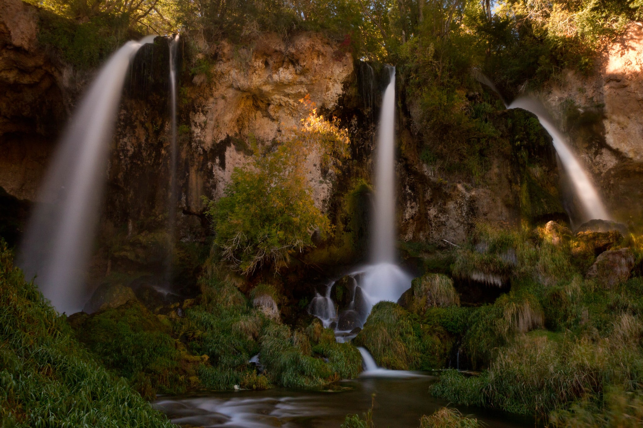 Three waterfalls