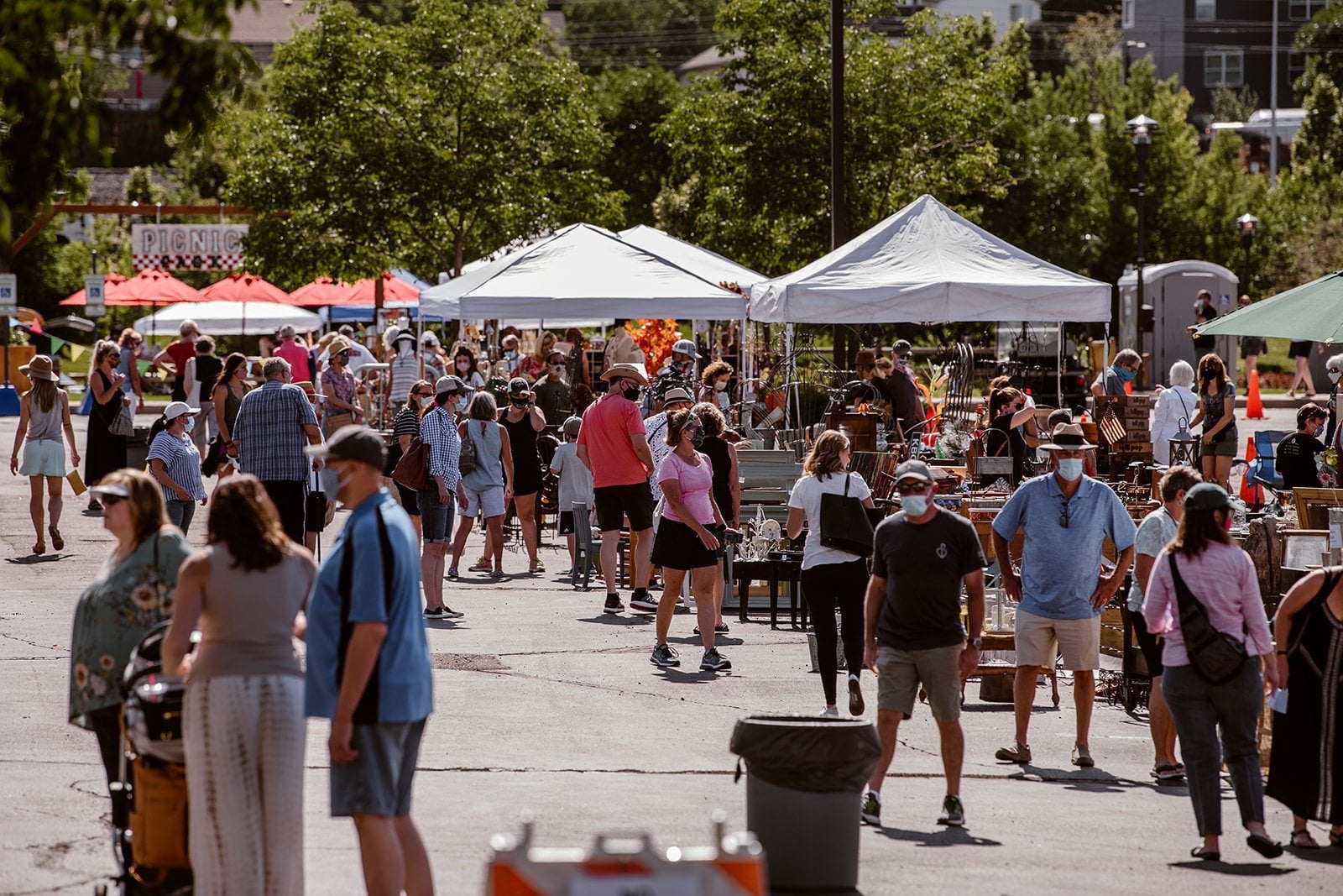 A Paris Street Market at Aspen Grove, Colorado