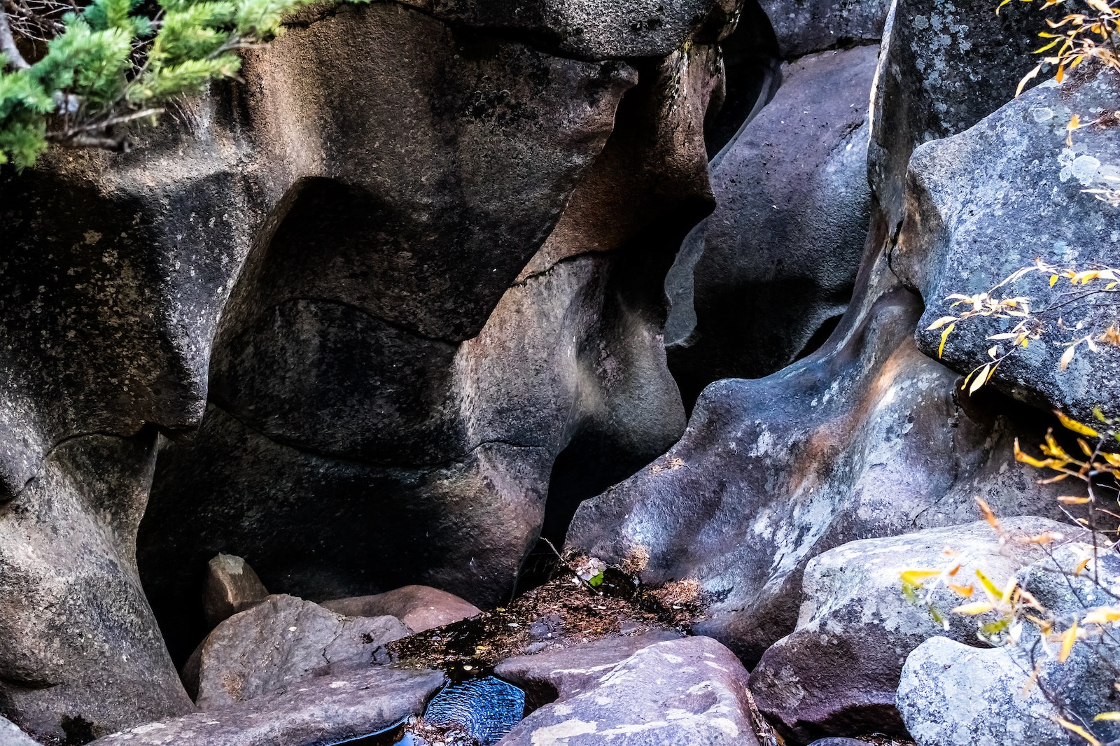 The Ice Cave on the Grottos Trail