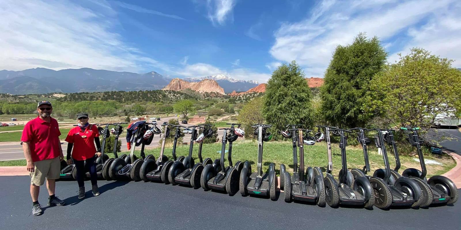 Image of segways at the Garden of the Gods in Colorado