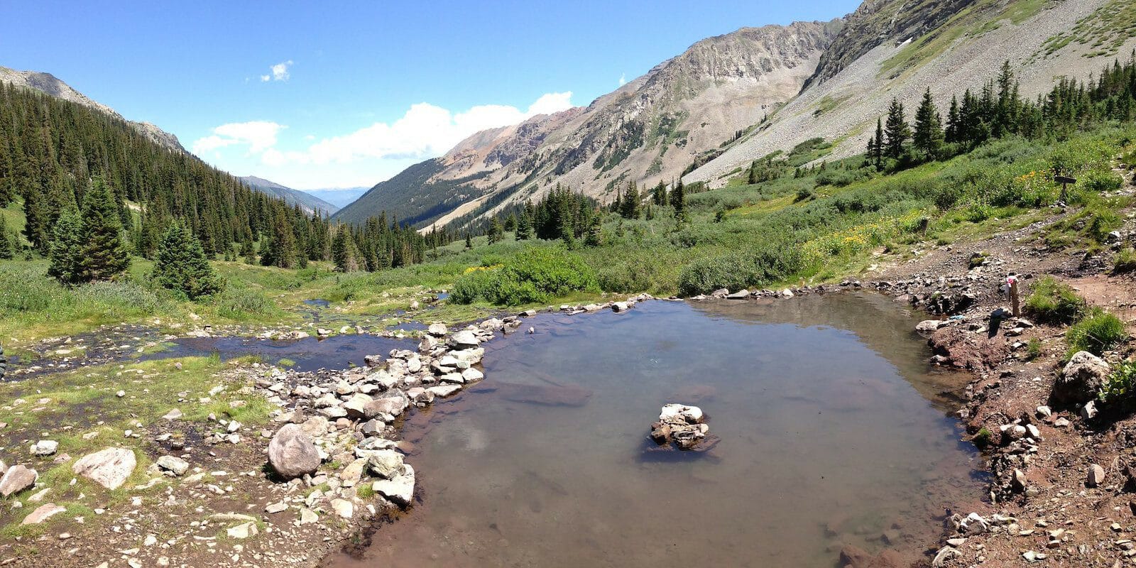 Image of Conundrum Hot Springs in Aspen, Colorado