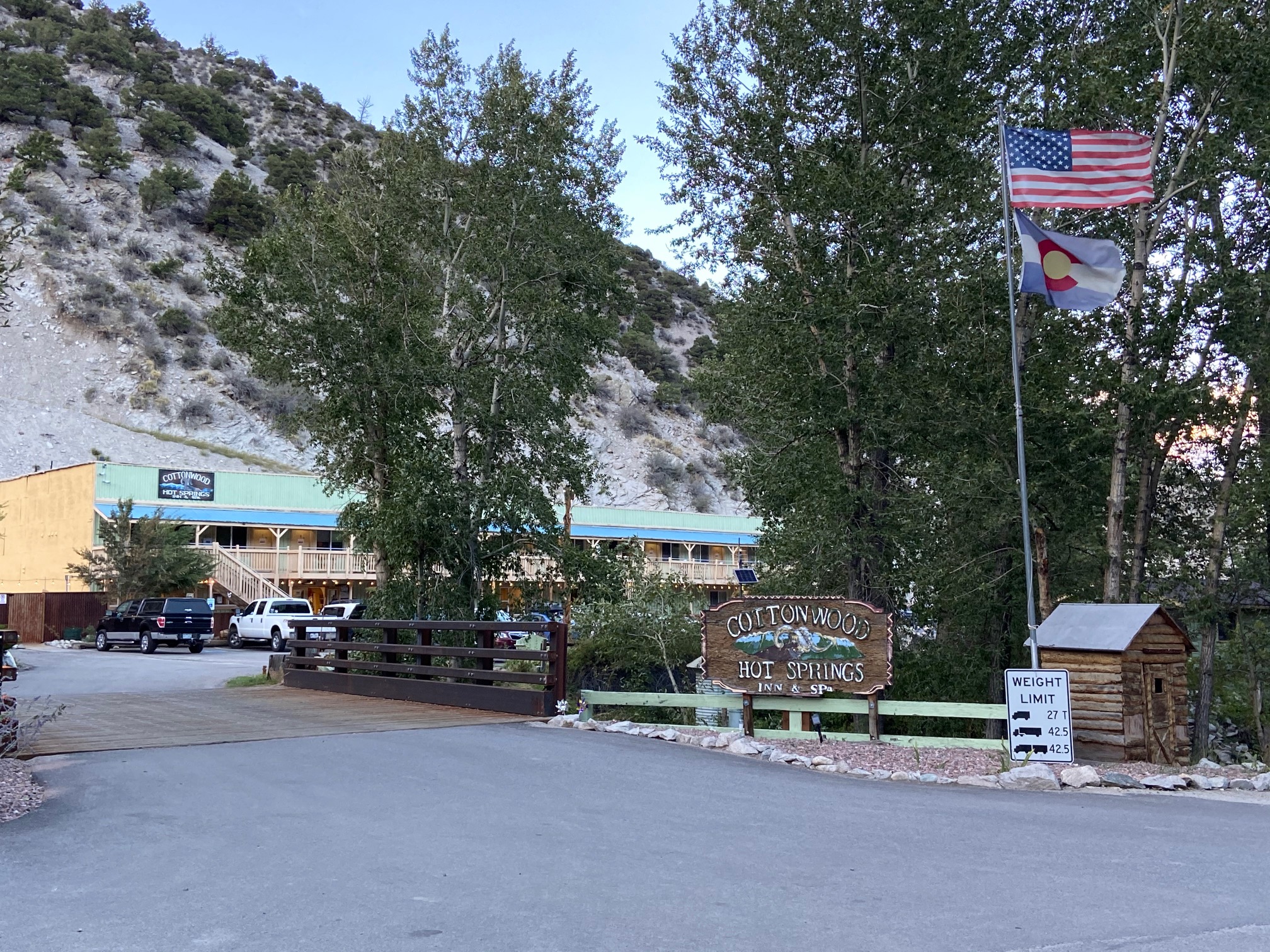 Cottonwood Hot Springs Buena Vista Entrance